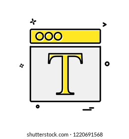 Web layouts icon design vector