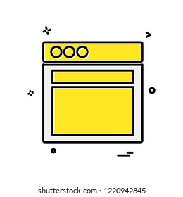 Web layouts icon design vector