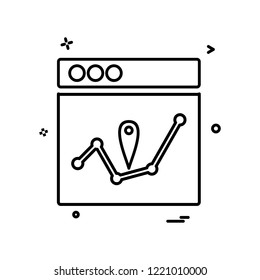 Web layouts icon design vector