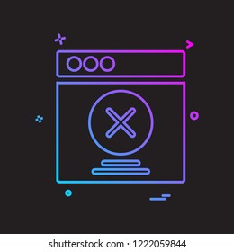 Web layouts icon design vector