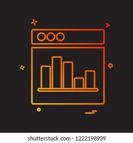 Web layouts icon design vector