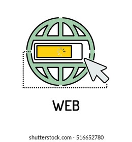 WEB Line icon