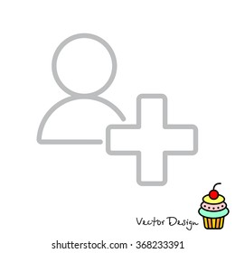 Web line icon. Add to Contacts