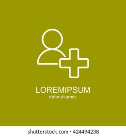 Web line icon. Add to Contacts