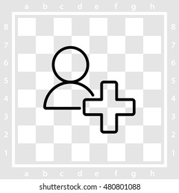 Web line icon. Add to Contacts