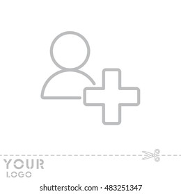 Web line icon. Add to Contacts