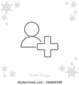 Web line icon. Add to Contacts