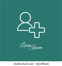 Web line icon. Add to Contacts