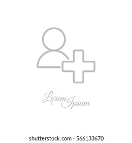 Web line icon. Add to Contacts