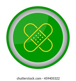 Web line icon. Adhesive plaster