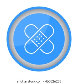 Web line icon. Adhesive plaster
