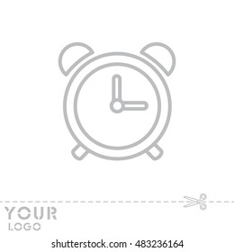 Web line icon. Alarm clock