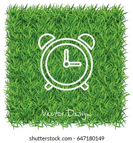 Web line icon. Alarm clock