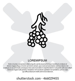Web line icon. Alveolus
