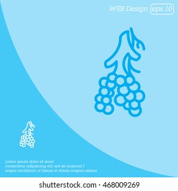 Web line icon. Alveolus