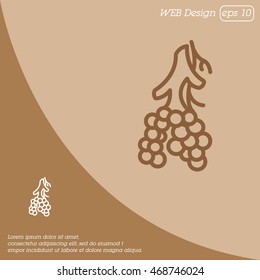 Web line icon. Alveolus