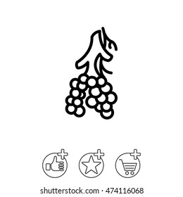 Web line icon. Alveolus