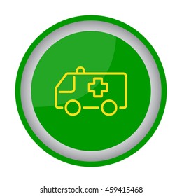 Web line icon. Ambulance