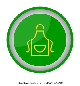 Web line icon. Apron