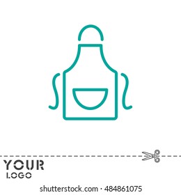 Web line icon. Apron