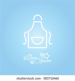 Web line icon. Apron