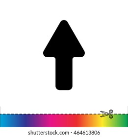 Web line icon. Arrow up