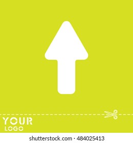 Web line icon. Arrow up