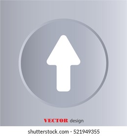 Web line icon. Arrow up