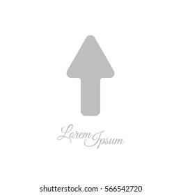 Web line icon. Arrow up