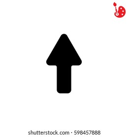 Web line icon. Arrow up