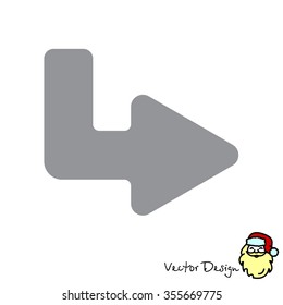 Web line icon. Arrow up - right
