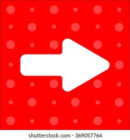 Web line icon. Arrow right