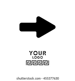 Web line icon. Arrow right