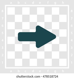 Web line icon. Arrow right