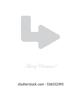 Web line icon. Arrow up - right