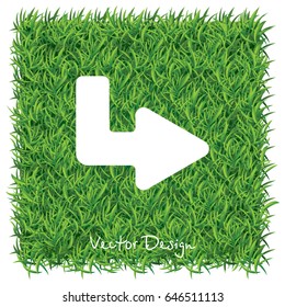Web line icon. Arrow up - right