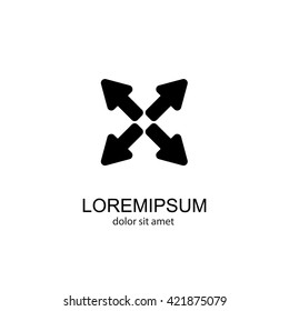 Web line icon. Arrows