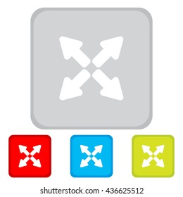 Web line icon. Arrows