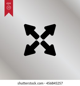 Web line icon. Arrows