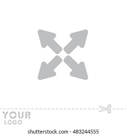 Web line icon. Arrows