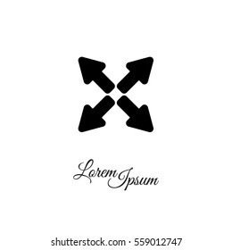 Web line icon. Arrows
