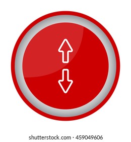 Web line icon. Arrows up and down