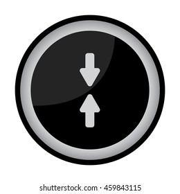 Web line icon. Arrows up and down