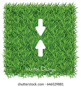 Web line icon. Arrows up and down