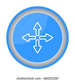 Web line icon. Arrows (left, right, up, down)