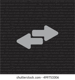 Web line icon. Arrows right - left
