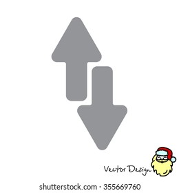 Web line icon. Arrows up-down