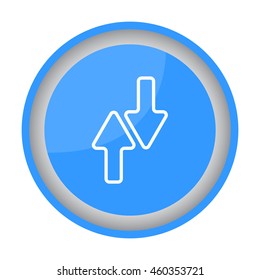 Web line icon. Arrows up-down