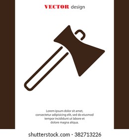 Web line icon. Axe
