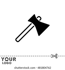 Web line icon. Axe